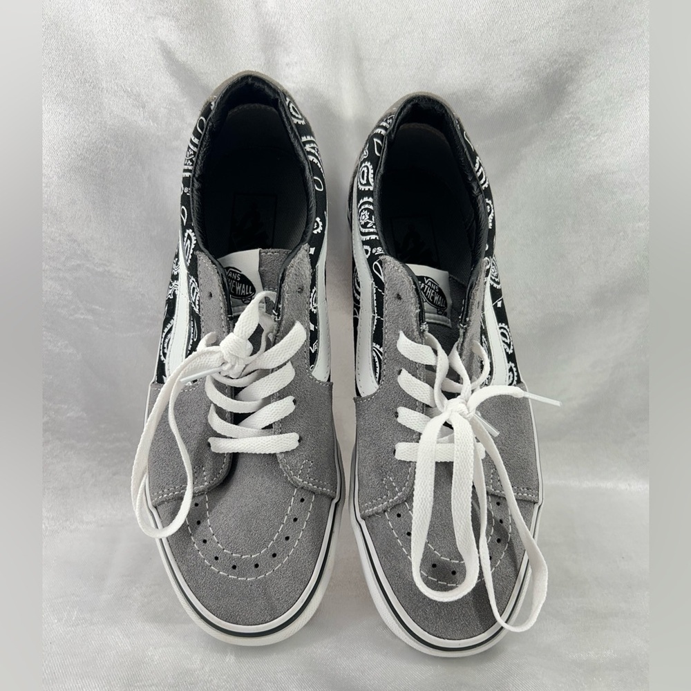 Vans Sk8 Low Paisley Suede Sneakers Size W9.5 - Picture 3 of 15